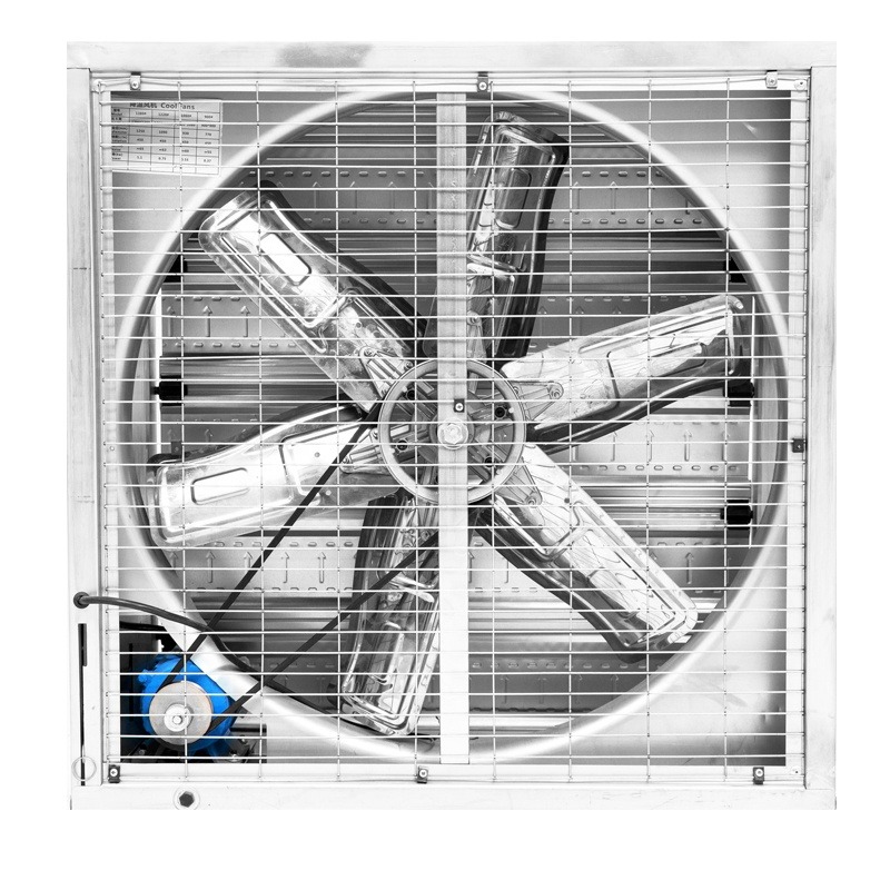 JIATIANXIA 1060 الجدار تصاعد محوري مروحة التدفق 550W 32000m3 / ساعة تهوية الصناعية مروحة العادم